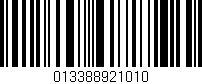 Código de barras (EAN, GTIN, SKU, ISBN): '013388921010'