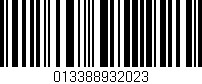 Código de barras (EAN, GTIN, SKU, ISBN): '013388932023'