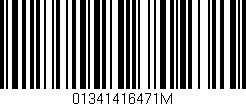 Código de barras (EAN, GTIN, SKU, ISBN): '01341416471M'