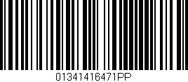Código de barras (EAN, GTIN, SKU, ISBN): '01341416471PP'