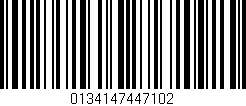 Código de barras (EAN, GTIN, SKU, ISBN): '0134147447102'