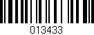 Código de barras (EAN, GTIN, SKU, ISBN): '013433'