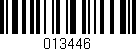 Código de barras (EAN, GTIN, SKU, ISBN): '013446'
