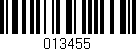 Código de barras (EAN, GTIN, SKU, ISBN): '013455'