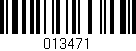 Código de barras (EAN, GTIN, SKU, ISBN): '013471'