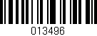 Código de barras (EAN, GTIN, SKU, ISBN): '013496'