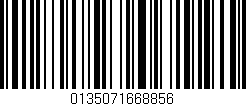 Código de barras (EAN, GTIN, SKU, ISBN): '0135071668856'