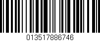 Código de barras (EAN, GTIN, SKU, ISBN): '013517886746'