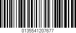Código de barras (EAN, GTIN, SKU, ISBN): '0135541207677'