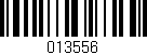 Código de barras (EAN, GTIN, SKU, ISBN): '013556'