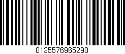 Código de barras (EAN, GTIN, SKU, ISBN): '0135576965290'