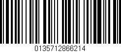 Código de barras (EAN, GTIN, SKU, ISBN): '0135712866214'