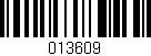 Código de barras (EAN, GTIN, SKU, ISBN): '013609'