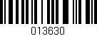 Código de barras (EAN, GTIN, SKU, ISBN): '013630'