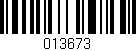 Código de barras (EAN, GTIN, SKU, ISBN): '013673'