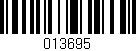 Código de barras (EAN, GTIN, SKU, ISBN): '013695'