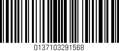 Código de barras (EAN, GTIN, SKU, ISBN): '0137103291568'