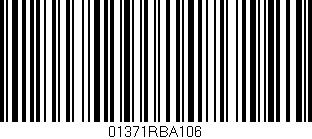 Código de barras (EAN, GTIN, SKU, ISBN): '01371RBA106'
