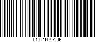 Código de barras (EAN, GTIN, SKU, ISBN): '01371RBA206'