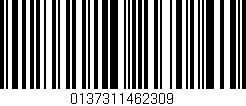 Código de barras (EAN, GTIN, SKU, ISBN): '0137311462309'