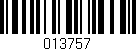 Código de barras (EAN, GTIN, SKU, ISBN): '013757'