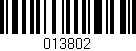 Código de barras (EAN, GTIN, SKU, ISBN): '013802'