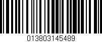 Código de barras (EAN, GTIN, SKU, ISBN): '013803145489'