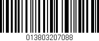 Código de barras (EAN, GTIN, SKU, ISBN): '013803207088'