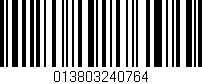 Código de barras (EAN, GTIN, SKU, ISBN): '013803240764'