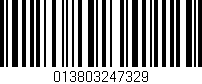 Código de barras (EAN, GTIN, SKU, ISBN): '013803247329'