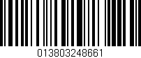 Código de barras (EAN, GTIN, SKU, ISBN): '013803248661'