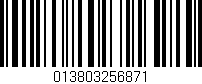 Código de barras (EAN, GTIN, SKU, ISBN): '013803256871'
