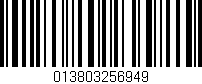 Código de barras (EAN, GTIN, SKU, ISBN): '013803256949'