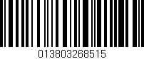 Código de barras (EAN, GTIN, SKU, ISBN): '013803268515'