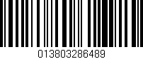 Código de barras (EAN, GTIN, SKU, ISBN): '013803286489'