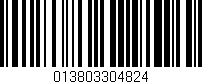 Código de barras (EAN, GTIN, SKU, ISBN): '013803304824'