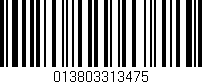 Código de barras (EAN, GTIN, SKU, ISBN): '013803313475'