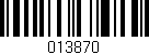 Código de barras (EAN, GTIN, SKU, ISBN): '013870'