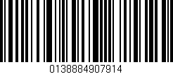 Código de barras (EAN, GTIN, SKU, ISBN): '0138884907914'