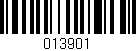 Código de barras (EAN, GTIN, SKU, ISBN): '013901'