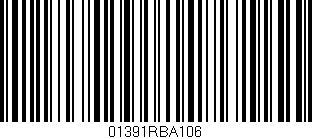 Código de barras (EAN, GTIN, SKU, ISBN): '01391RBA106'