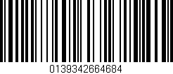 Código de barras (EAN, GTIN, SKU, ISBN): '0139342664684'