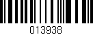 Código de barras (EAN, GTIN, SKU, ISBN): '013938'