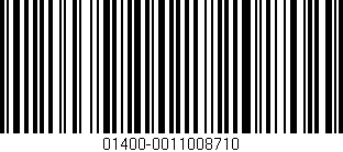 Código de barras (EAN, GTIN, SKU, ISBN): '01400-0011008710'