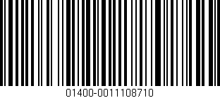 Código de barras (EAN, GTIN, SKU, ISBN): '01400-0011108710'