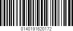 Código de barras (EAN, GTIN, SKU, ISBN): '0140191620172'