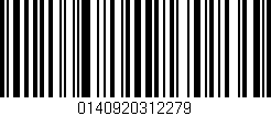 Código de barras (EAN, GTIN, SKU, ISBN): '0140920312279'