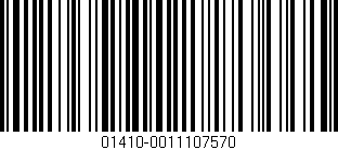 Código de barras (EAN, GTIN, SKU, ISBN): '01410-0011107570'