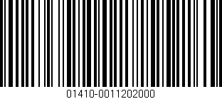 Código de barras (EAN, GTIN, SKU, ISBN): '01410-0011202000'
