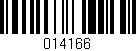 Código de barras (EAN, GTIN, SKU, ISBN): '014166'